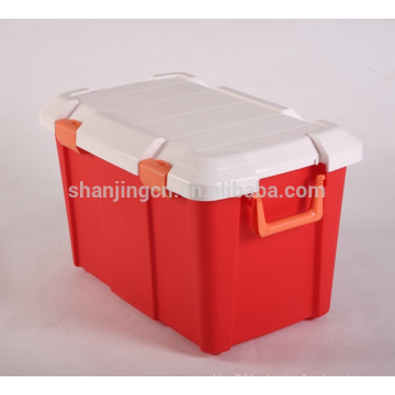 Heavy Duty easy move colorful Plastic Storage Box For Car Homeware Storage Bin Wholesale plastic case
